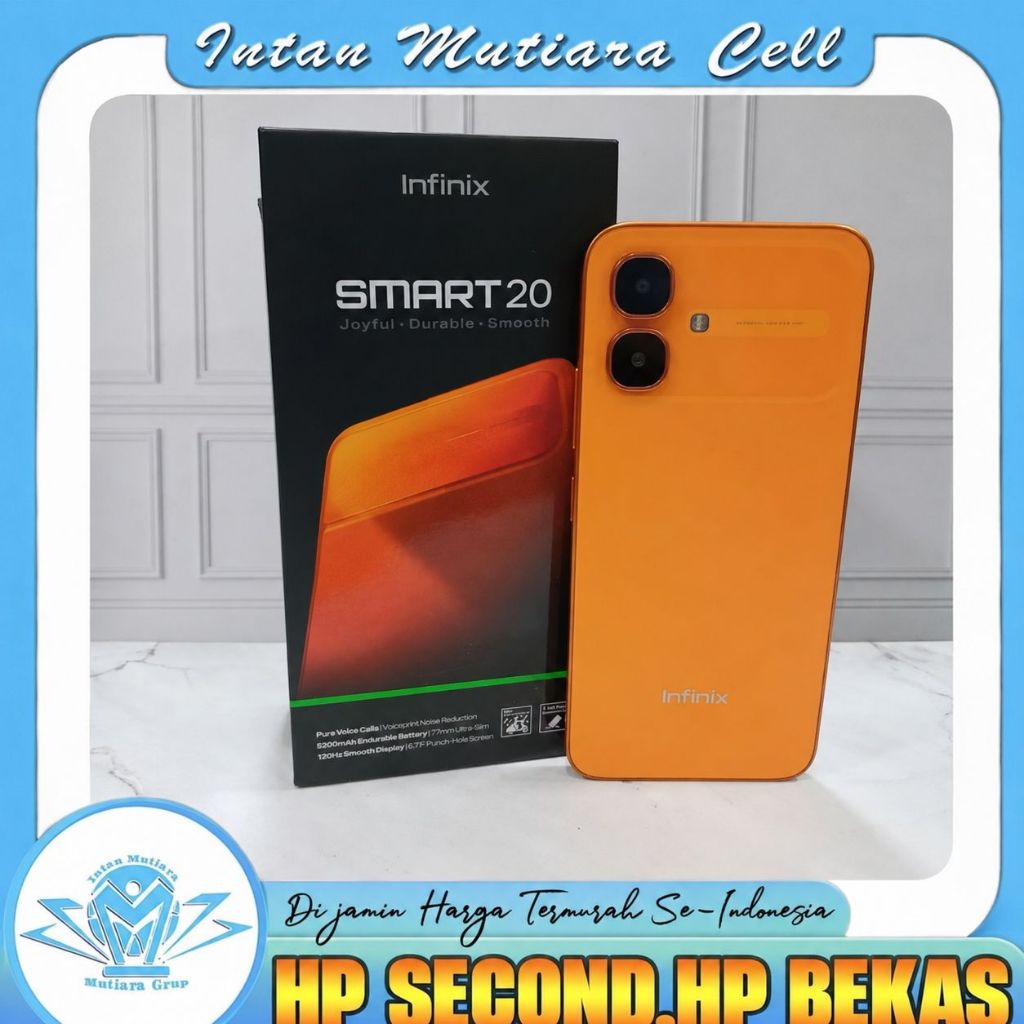 Infinix Smart 20 Ram 4/64GB I Ram 4/128GB (SECOND)