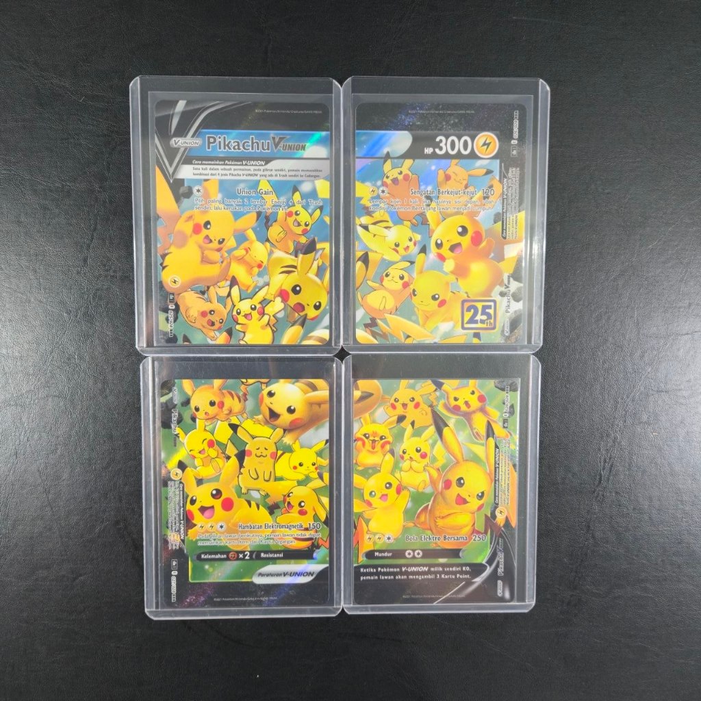 Kartu Pokemon Pikachu V Union 25th Anniversary IND