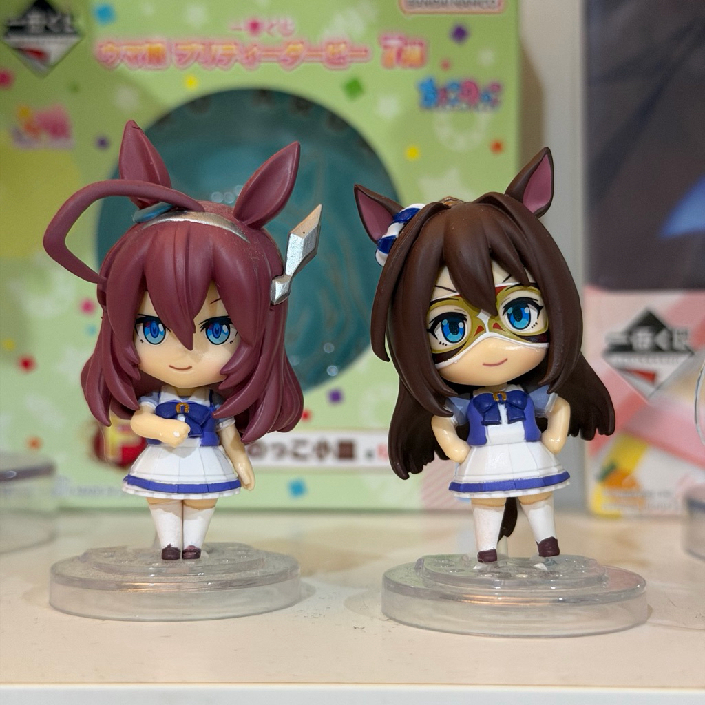 Uma Musume Mini Figure Mihono Bourbon & El Condor Pasa