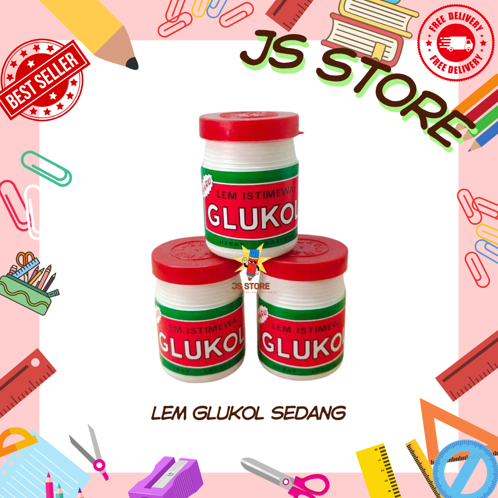 Lem Glukol Sedang / Tanggung / Lem Kertas