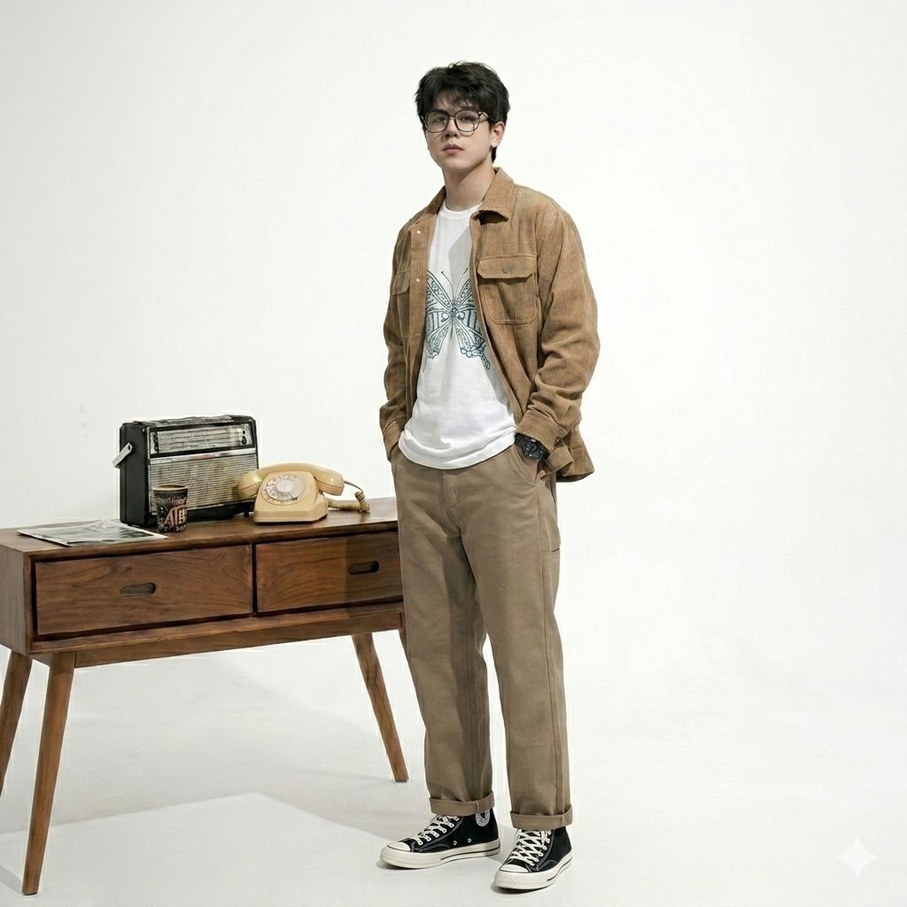Celana Panjang Pria Casual Straight Cut Premium - Chino Earth Tone