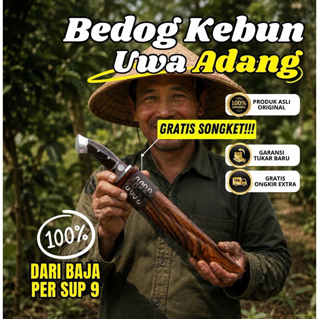 Golok Super Tajam | Bahan Baja Per Sepuh > Golok Multifungsi