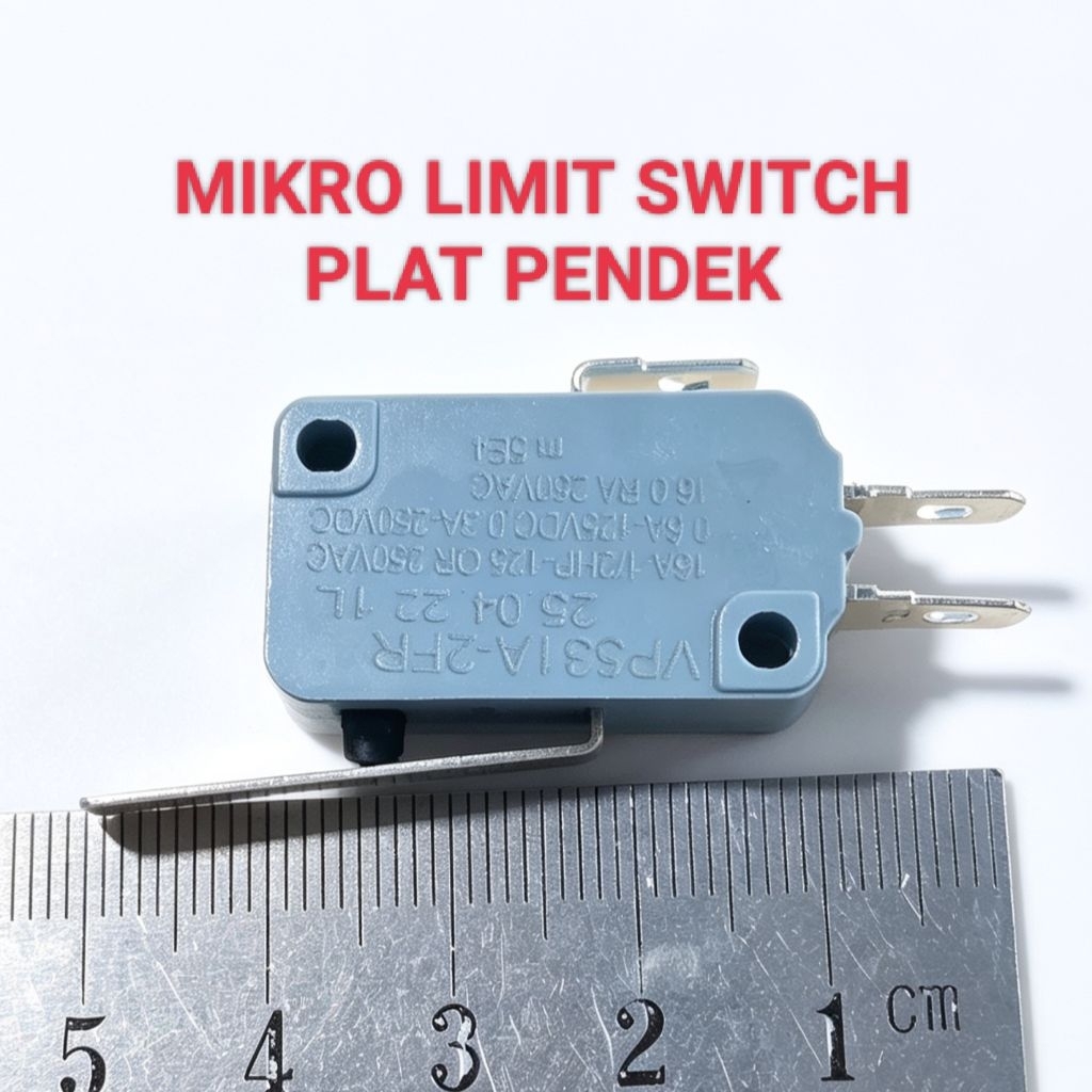 DECO MIKROSWIT MICRO LIMIT SWITCH PLAT PENDEK ORIGINAL KUALITAS BAGUS