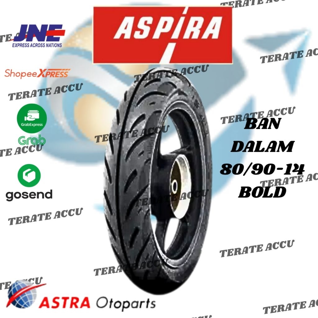 Ban ASPIRA Tube Type Tier 80/90-14 BOLD Matic Original Astra Otoparts