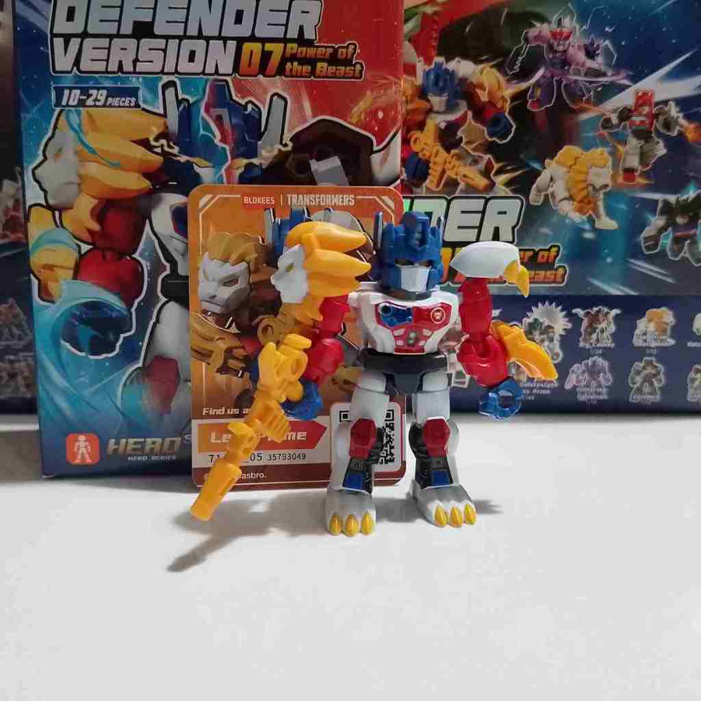 Blokees Transformers Galaxy Defender 07 Leo Convoy ori