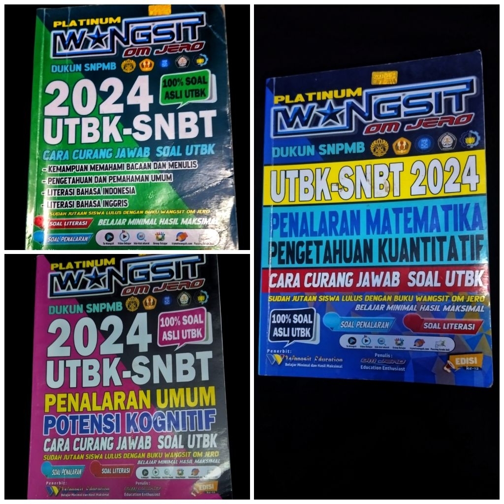 Preloved Buku Wangsit Om Jero UTBK-SNBT 2024