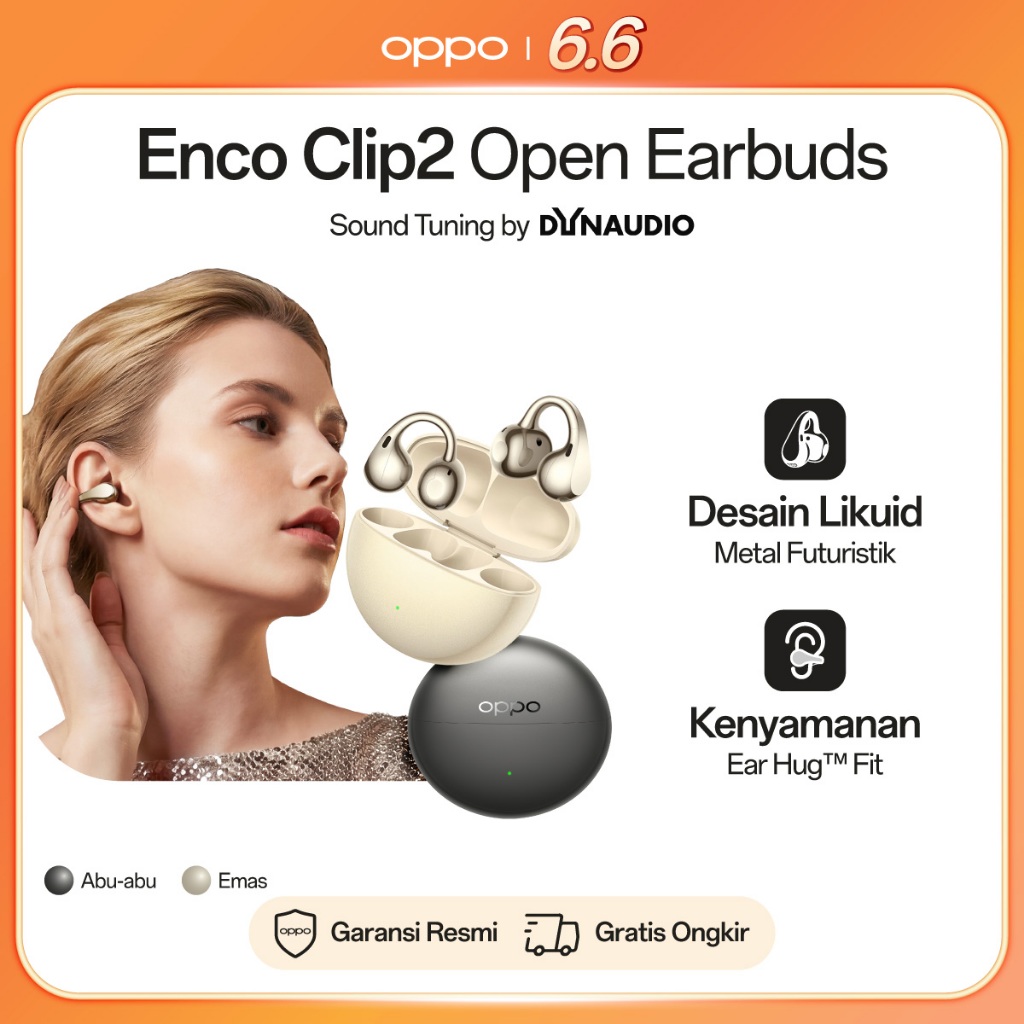 [BARU] OPPO Enco Clip2 Open Earbuds