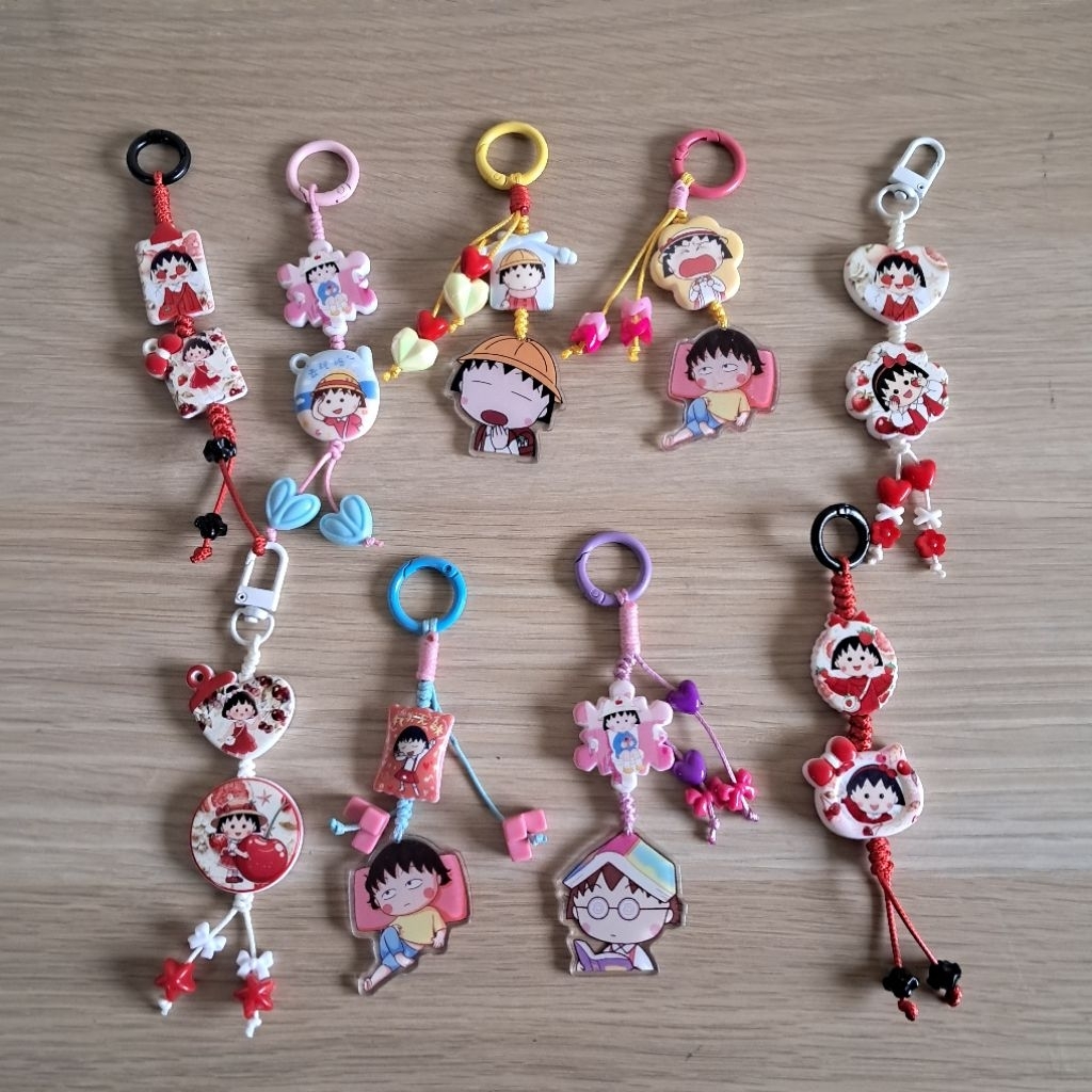 Chibi Maruko Chan Bag Charm / Gantungan Tas Maruko