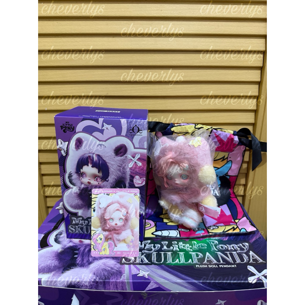 (ADA SECRET) Skullpanda x My Little Pony Applejack Rainbow Dash Twilight Sparkle Rarity Pinkie Pie F