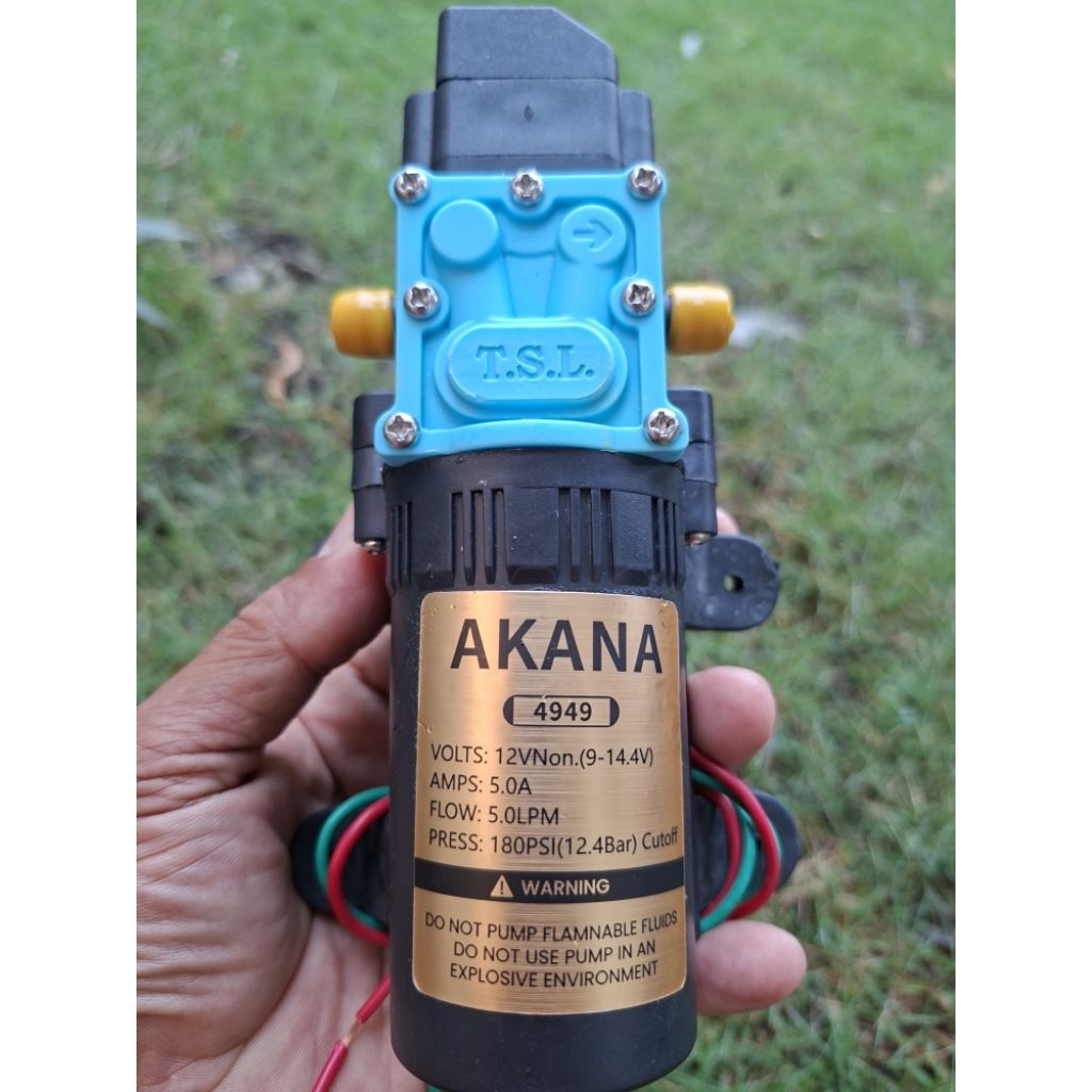 Pompa DC 12 Volt high Pressuare AKANA/TSL 4949  OTOMATIS TEKANAN TINGGI - Untuk Semprotan Hama