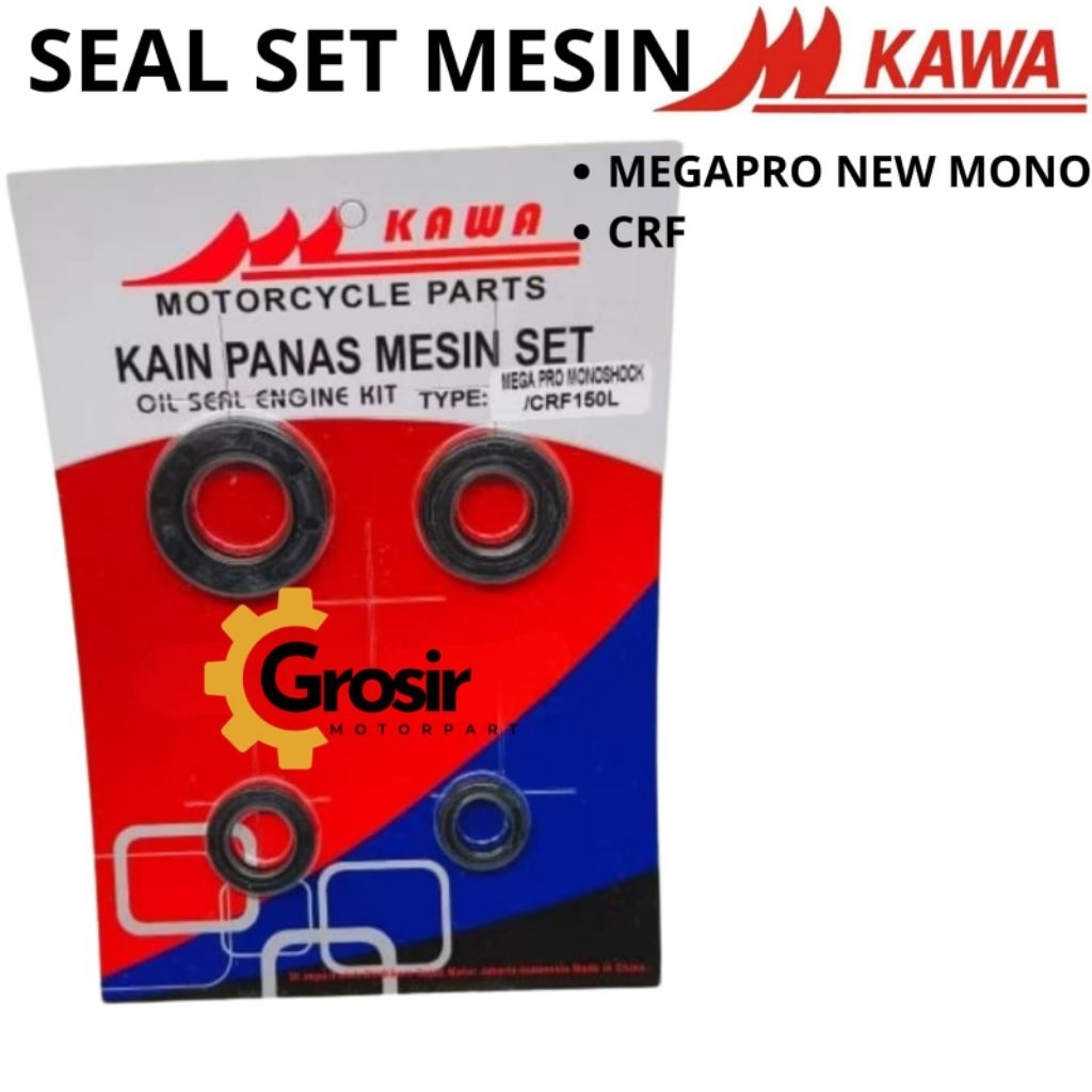 Megapro New Mono / CRF Seal Sil Set Mesin Komplit Megapro New 2010 Mono CRF