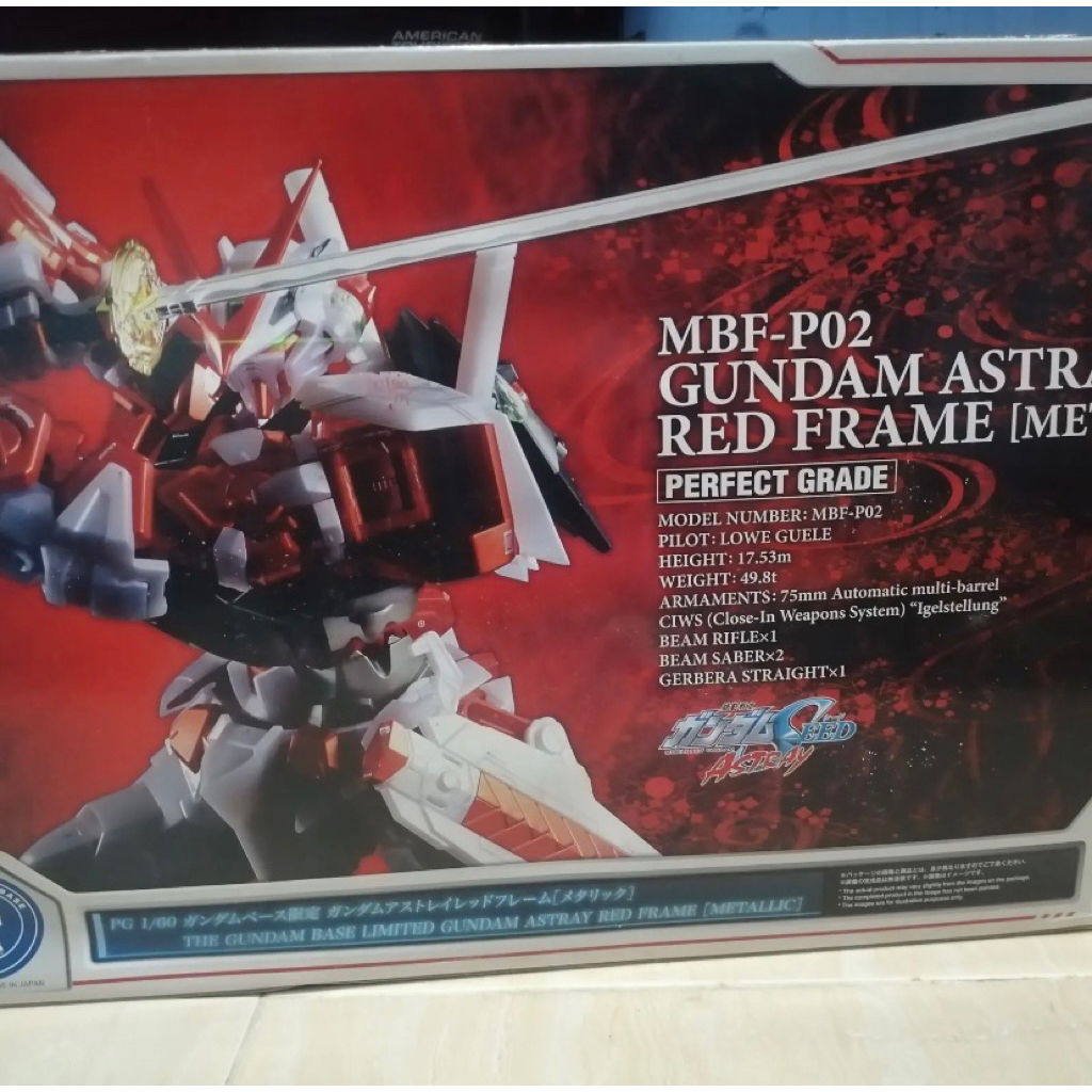 PG Gundam Astray Red Frame Metallic Injection