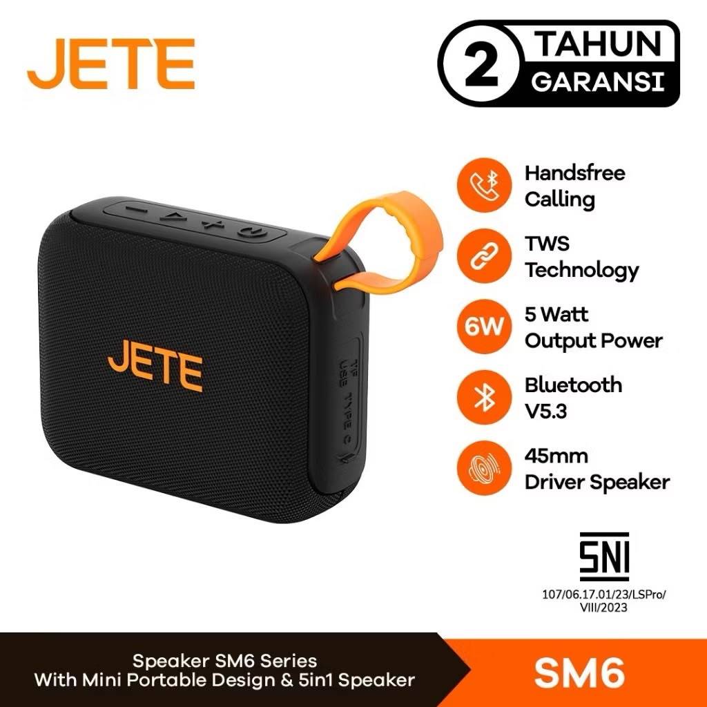 JETE SPEAKER BLUETOOTH PORTABLE SM6
