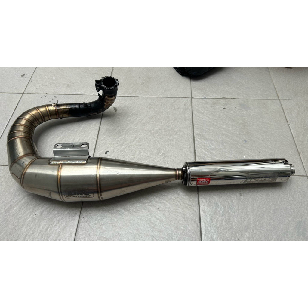Knalpot Vespa DRC Full Stainless