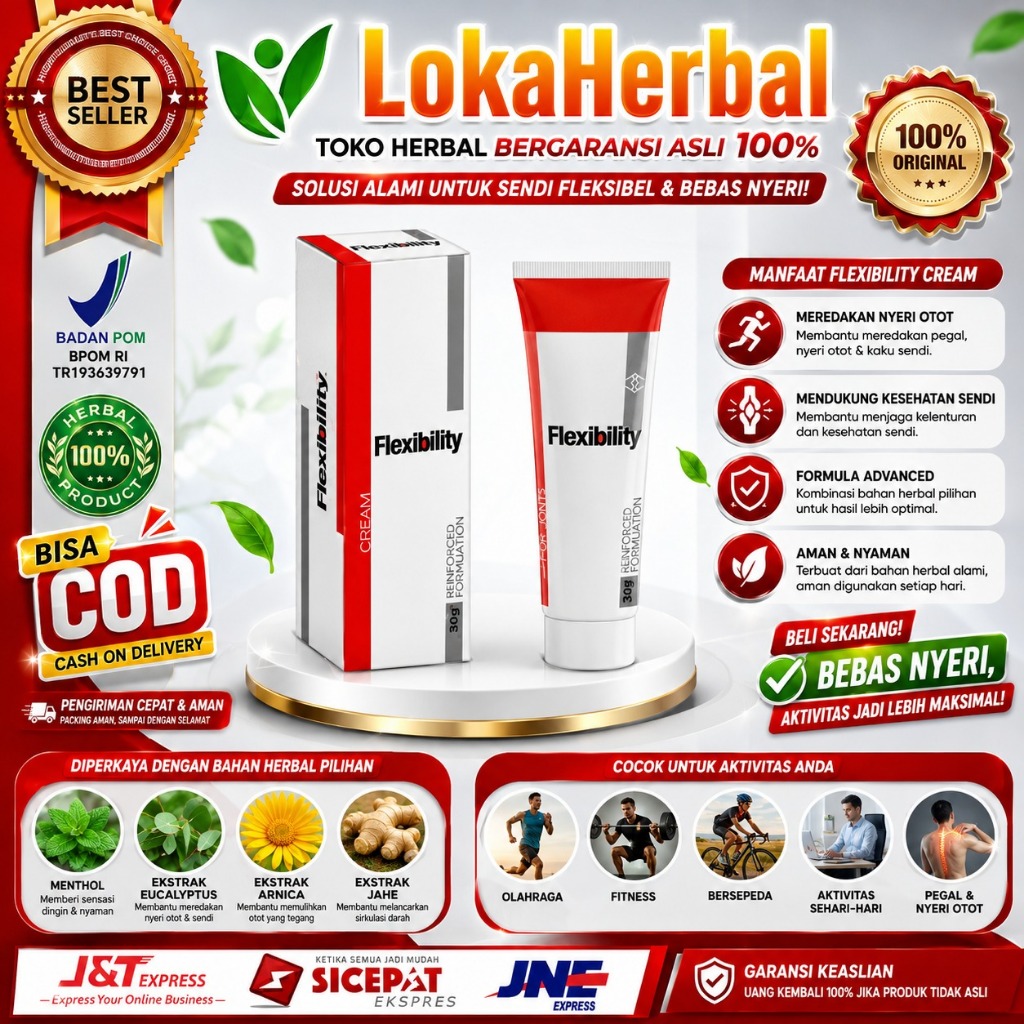Flexibility Asli Obat Sendi Original Cream Nyeri Sendi Terbaik