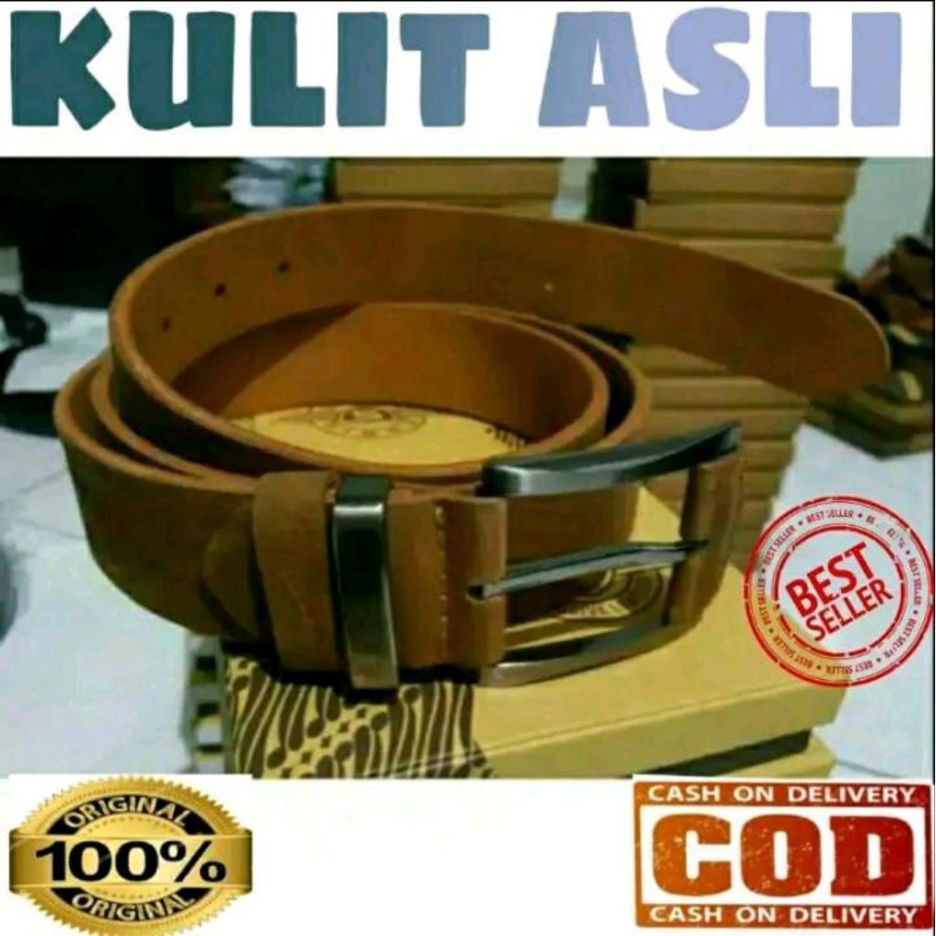 SABUK PRIA KULIT SAPI ASLI SELAPIS ORIGINAL LEVI'S ASLI KULIT SELAPIS ORIGINAL