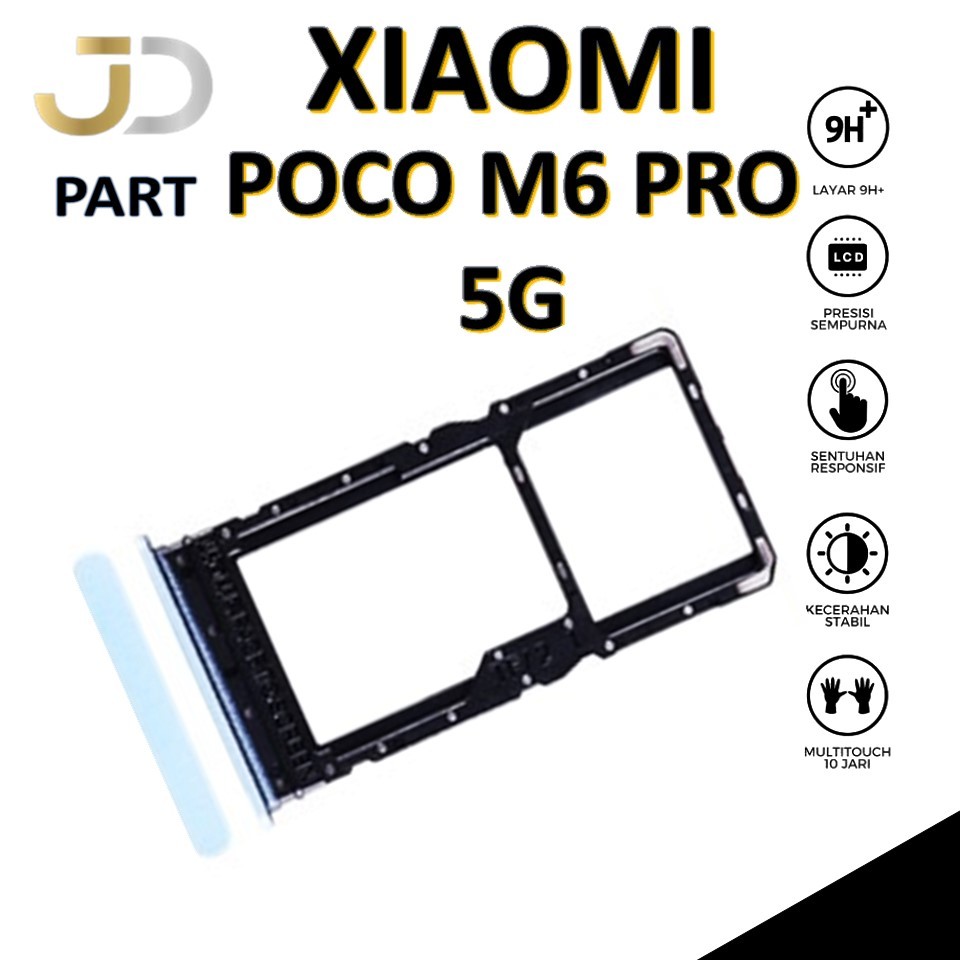 SIMTRAY / SIMLOCK / SIM HOLDER / SIM SLOT XIAOMI POCO M6 PRO 5G ORIGINAL 100%