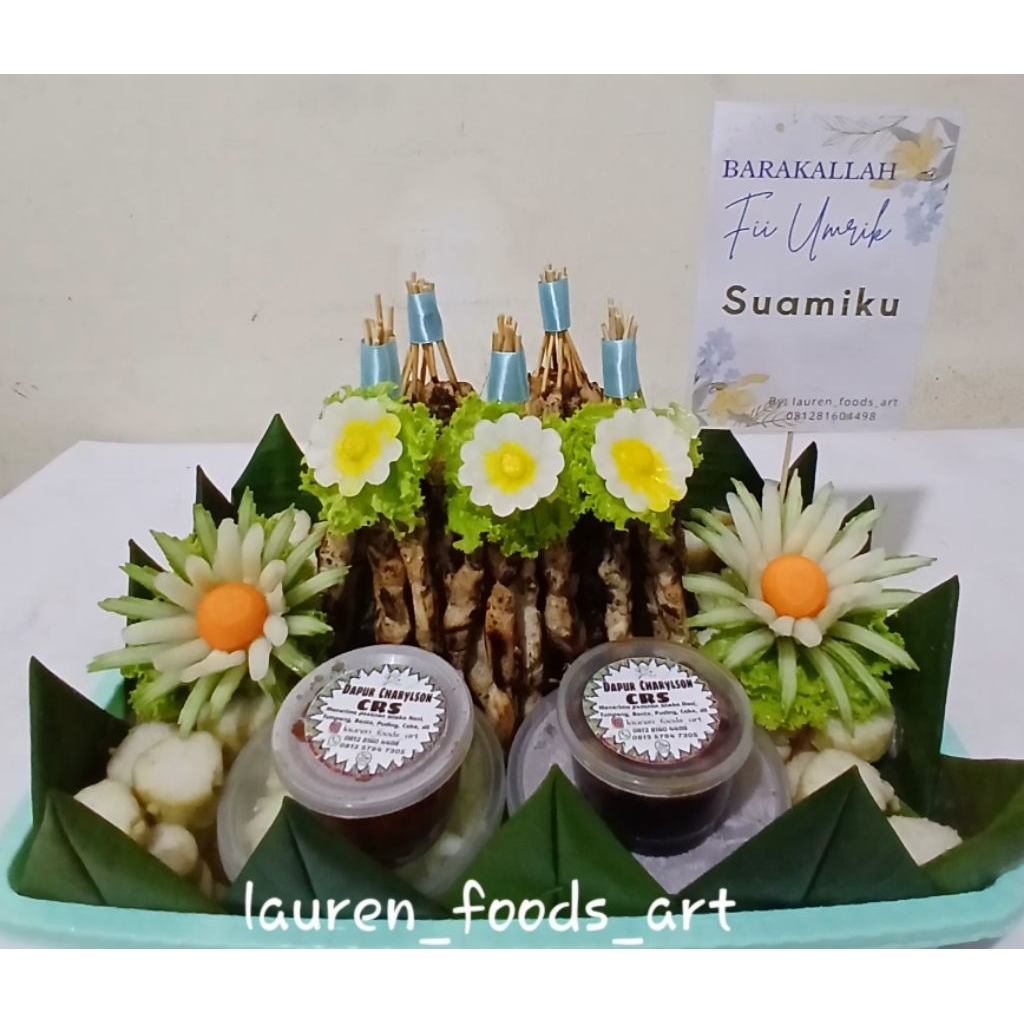 Tumpeng Sate Ayam Bandung