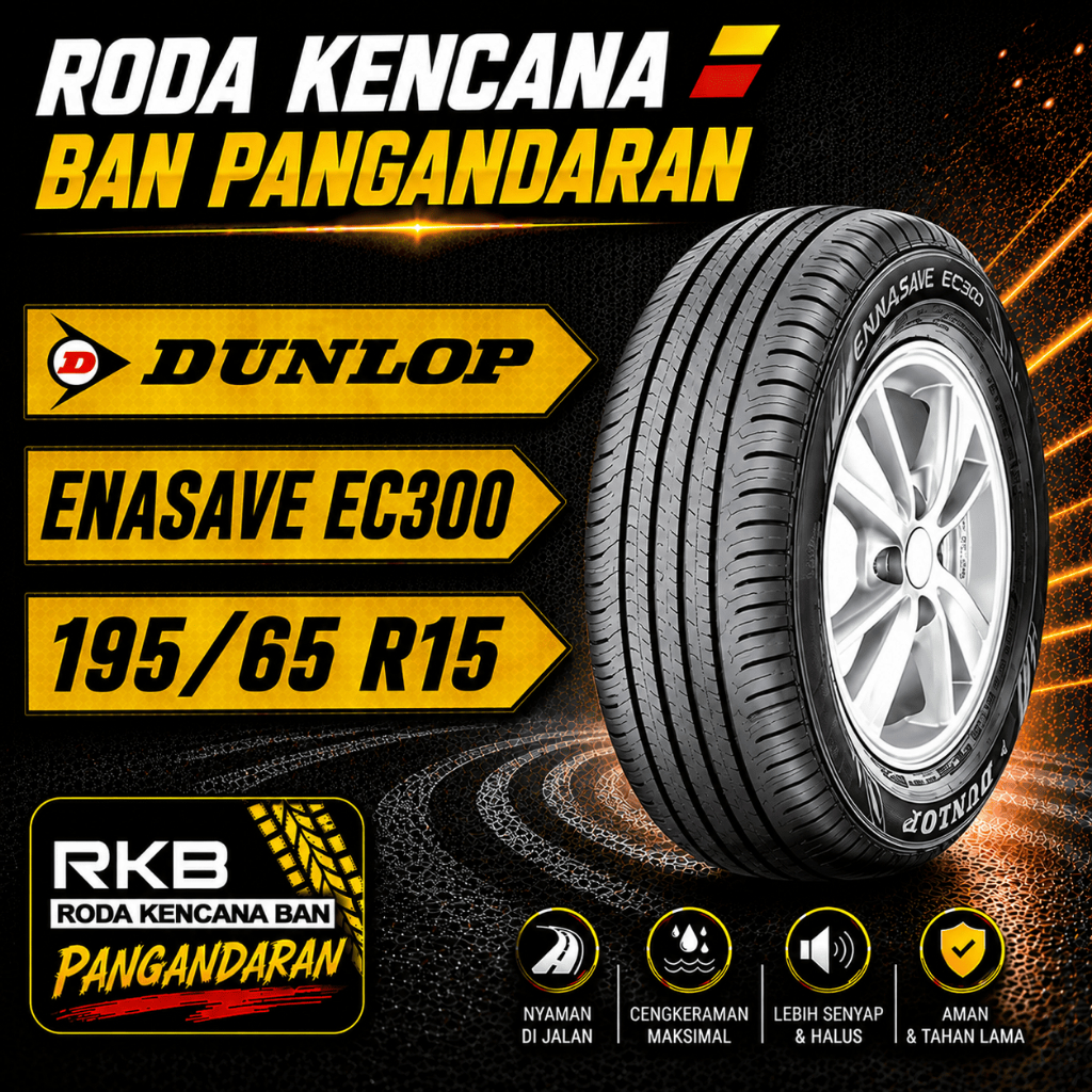 BAN MOBIL BARU ENASAVE EC300 195/65 R15 TUBELESS