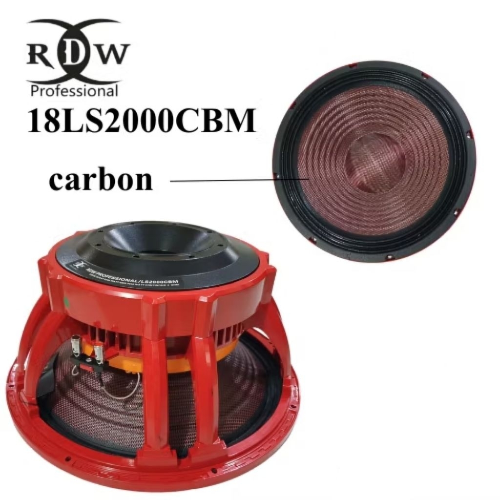 SPEAKER 18IN RDW CARBON 18LS2000CBM