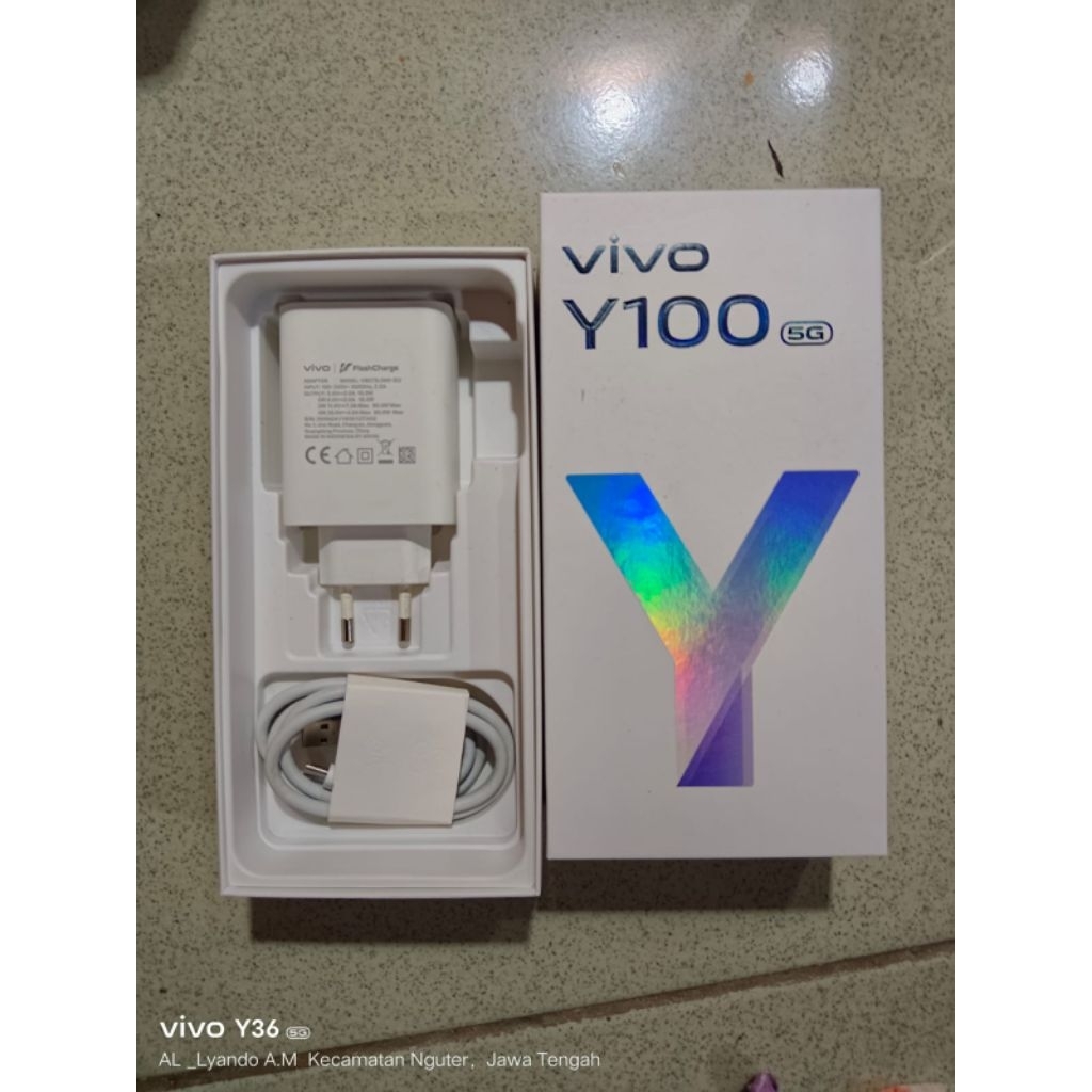 Carger original second Vivo y 100