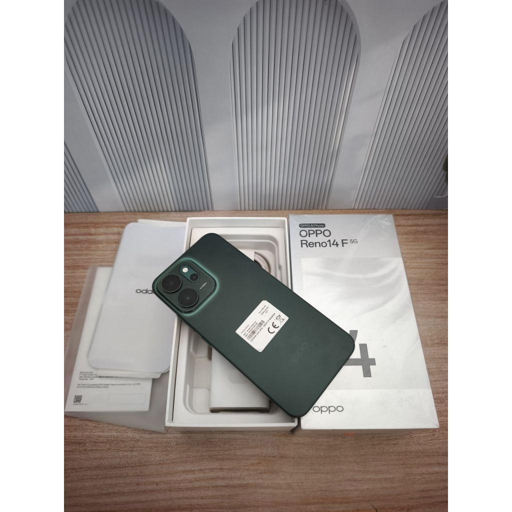 OPPO RENO 14F 5G 8/256 SECOND FULLSET ORIGINAL GARANSI RESMI