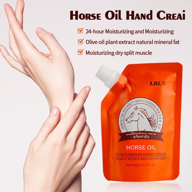 LBLS Hydrating Horse Oil Hand Cream, Soften Skin Daily Hand Care Product
