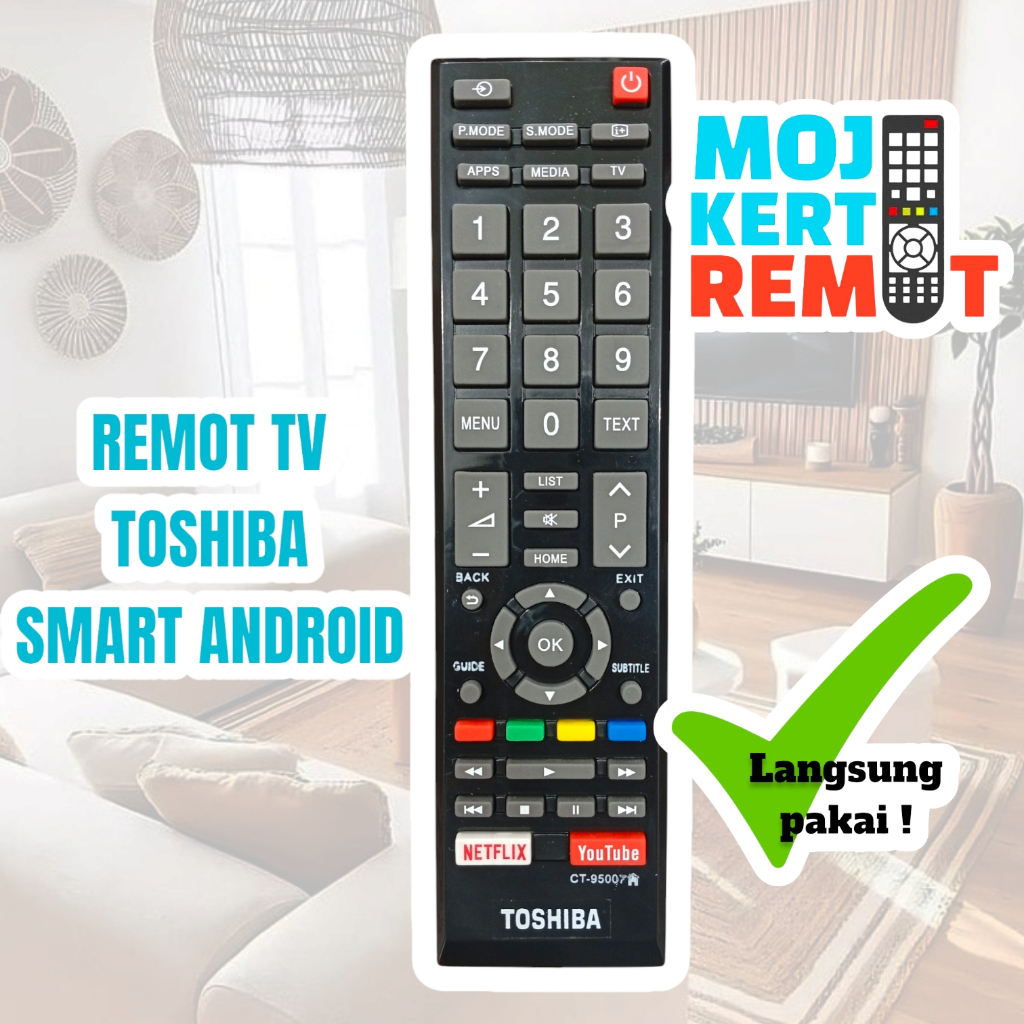 REMOTE TV TOSHIBA ANDROID SMART-