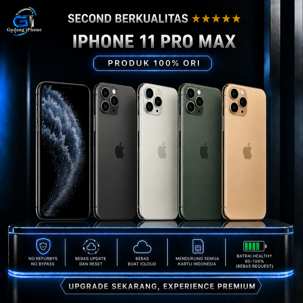 iPhone 11 PRO MAX 64GB 256GB Seken Bekas Second Original Inter Bukan KW Bukan Rakitan