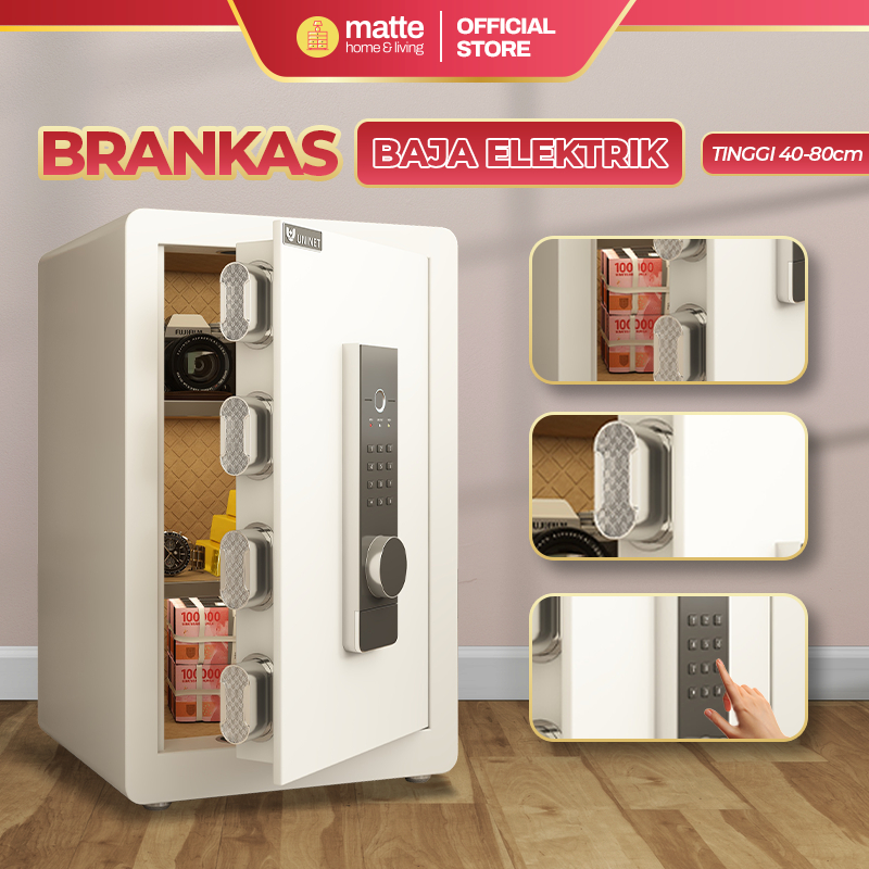 MATTEHOME Brankas Dokumen Brangkas Berkas Dokumen Full Besi Brankas Uang Dan Emas