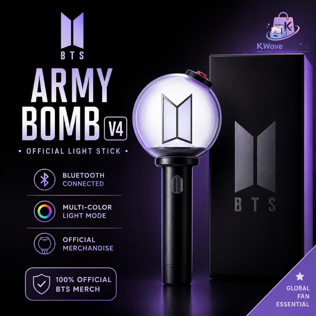 (PO SIAP KIRIM 12 JUNI) Lightstick BTS Army Bomb Ver 4 Official Fullset Original
