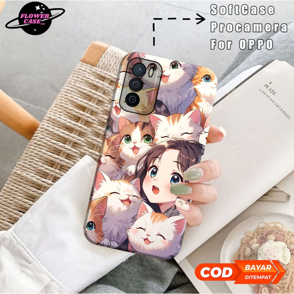 Softcase Procamera | Case procamera All Tipe Hp For Oppo A16 A53 A54 A3S A5S | Softcase Silicon | Fu