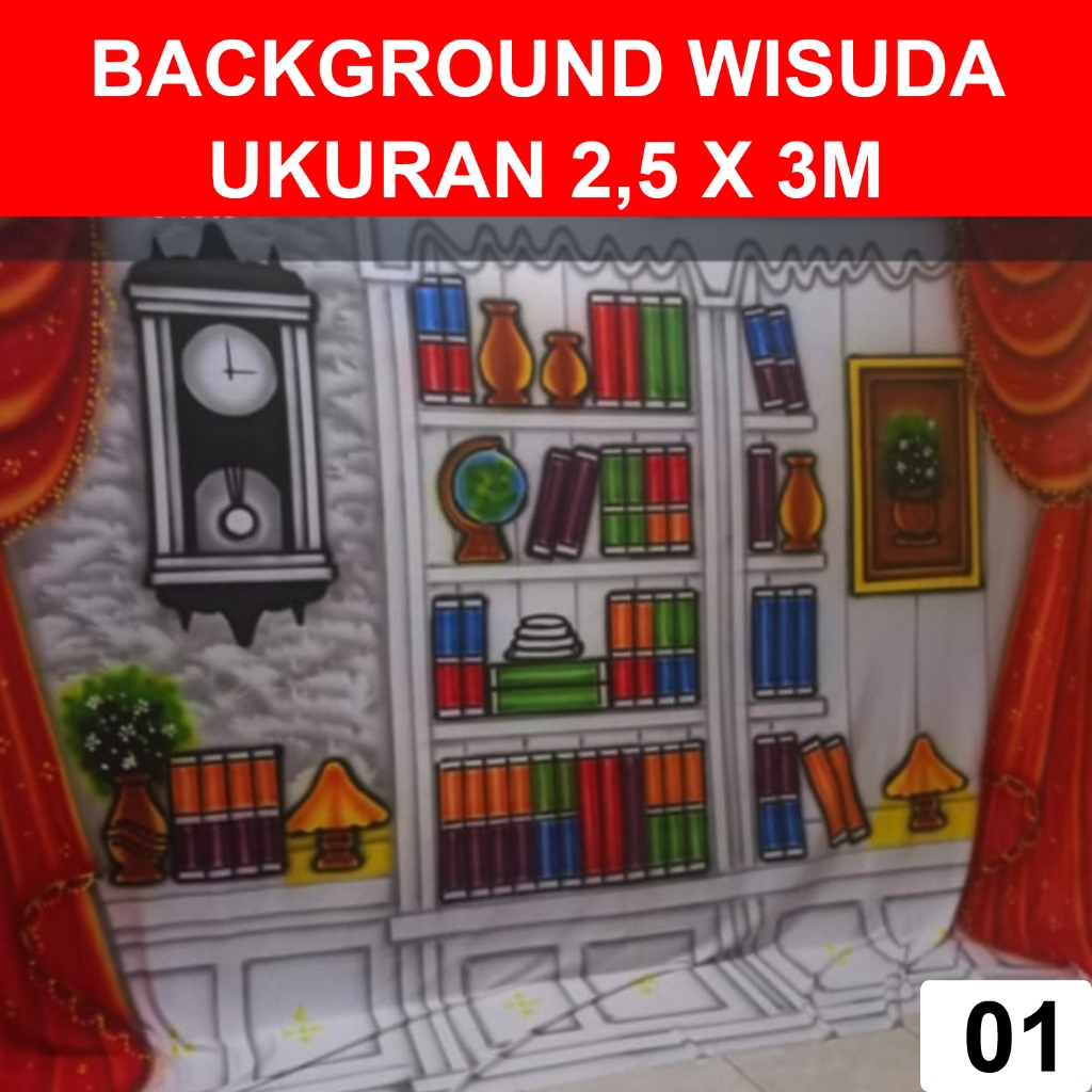Background wisuda, backdrop foto wisuda