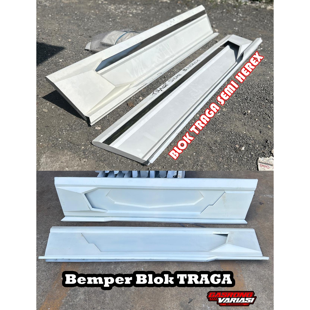BEMPER SAMPING TRAGA MODEL BLOK. PENGAMAN SAMPING TRAGA MODEL BOX - SET SLEBOT BULAT