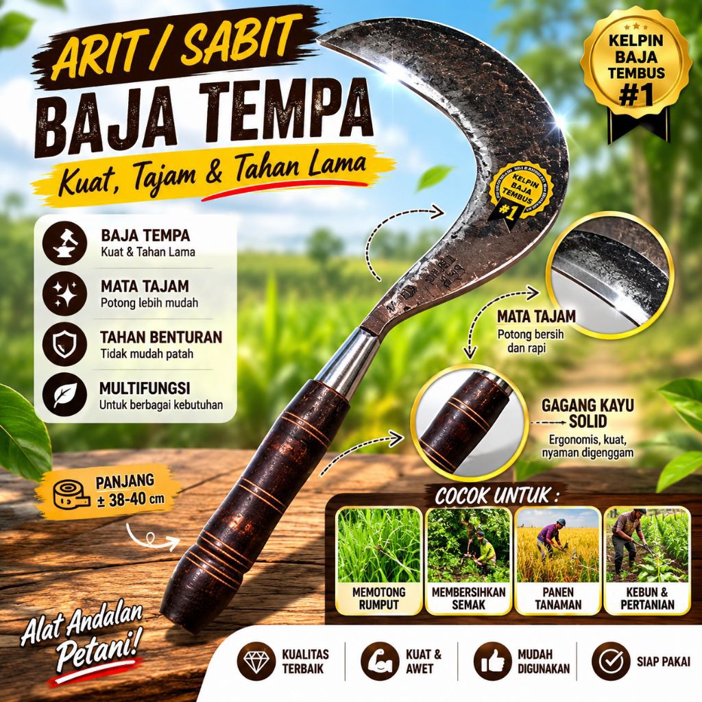 Arit / Sabit Baja Tempa Premium