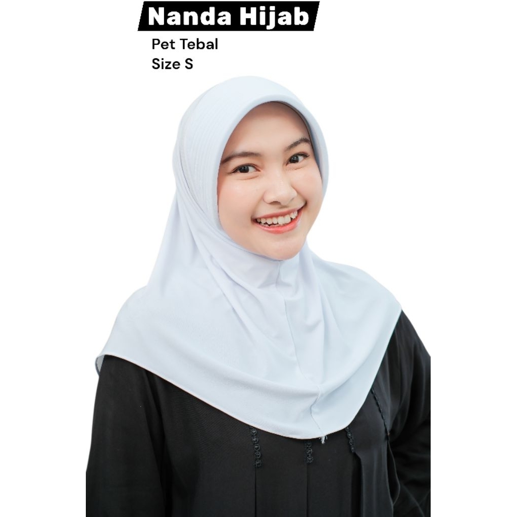 Nanda Hijab Bergo Jersi Super Pet Tebal 8 mili terpopuler