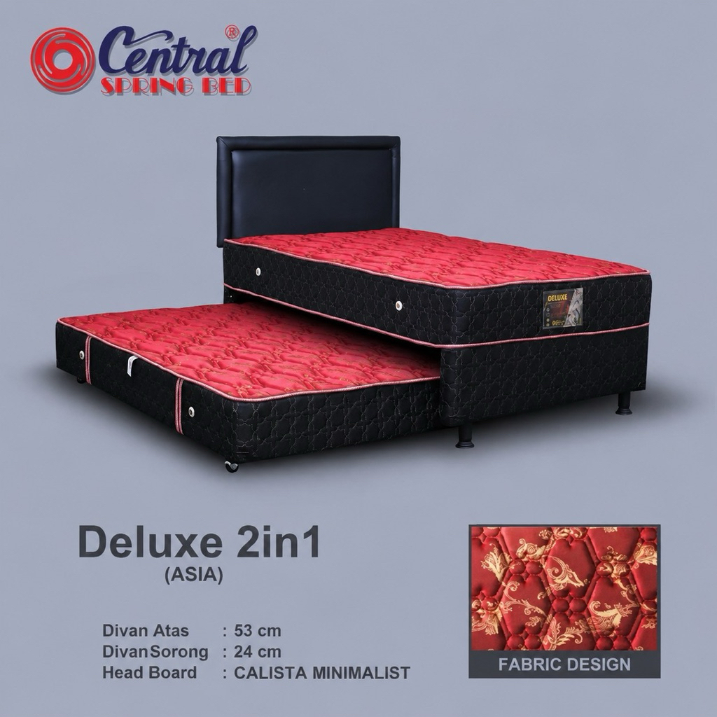SPRINGBED 2in1 DELUXE CENTRAL SPRINGBED / KASUR CENTRAL DELUXE ZEST SORONG 2in1
