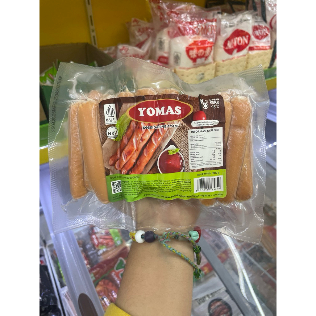 Yomas sosis daging ayam 500g
