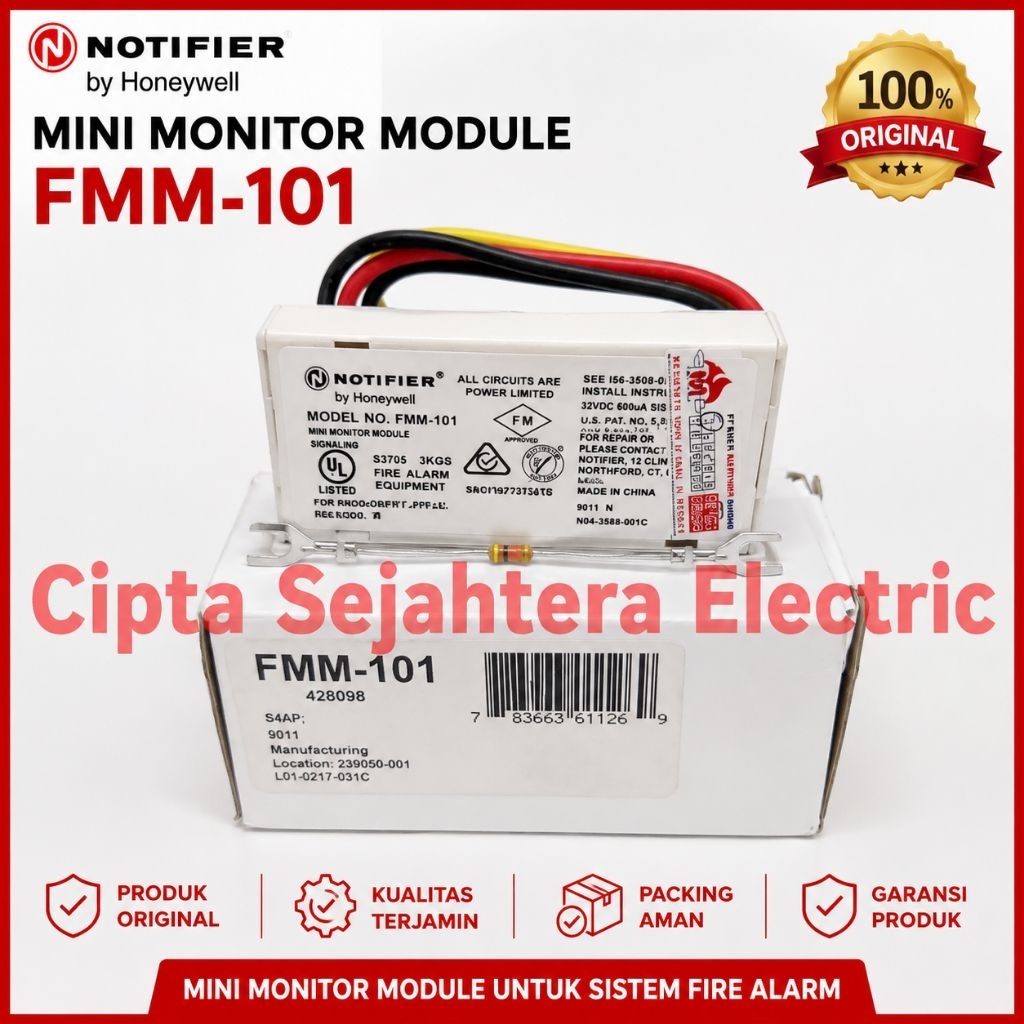 Mini Monitor Module FMM-101 Notifier