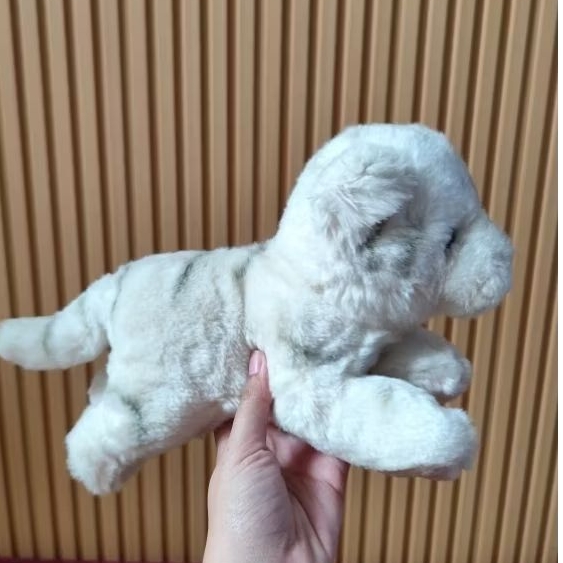 Boneka Hewan Harimau Putih Mirip Asli