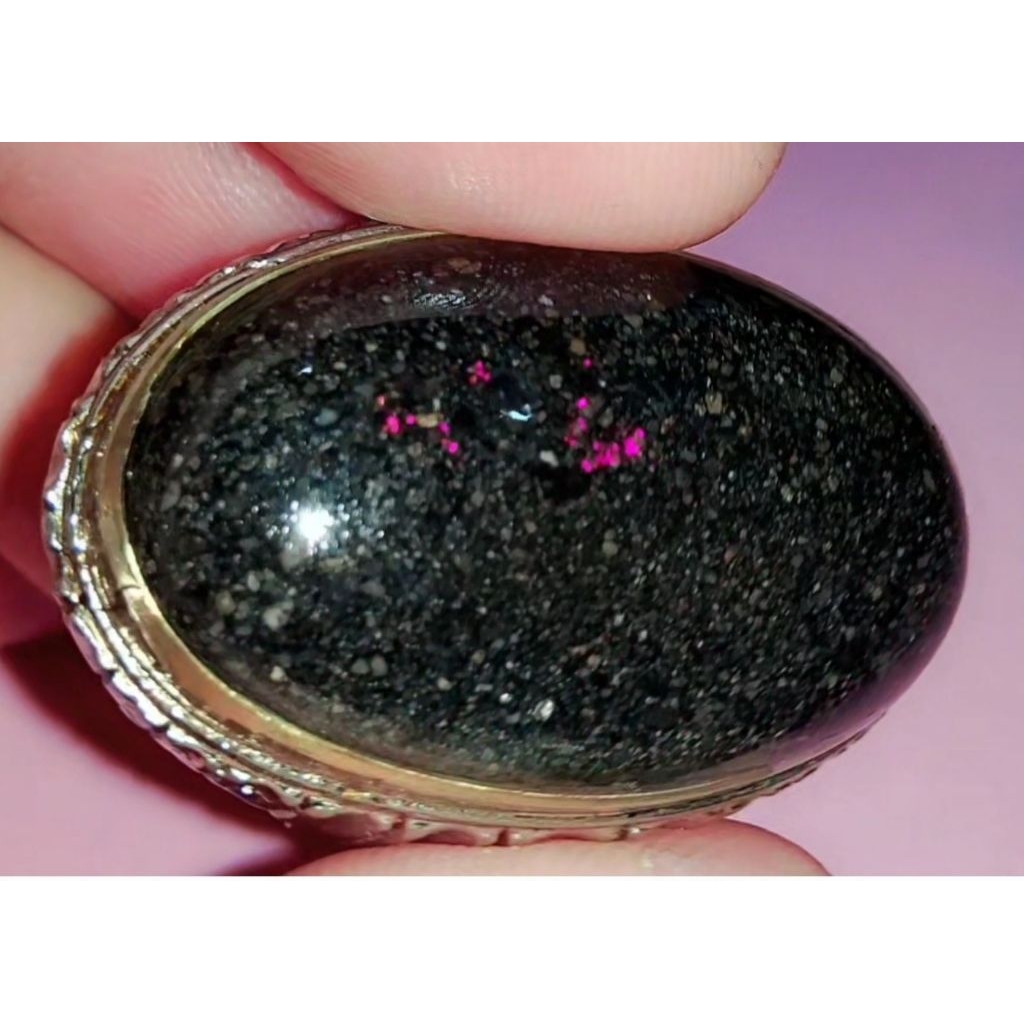 cincin black opal natural asli Banten