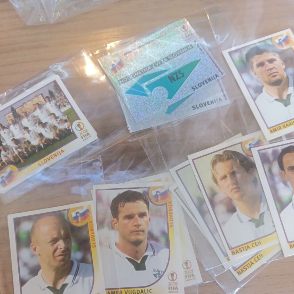 sticker bola panini world cup 2002 Slovenia