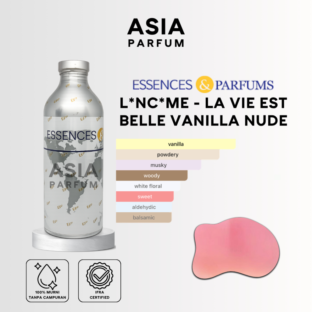 ESSENCES & PARFUMS ⁠LYDIE VN 99862 - BIBIT PARFUM LNCM BELLE VANILLA NUDE - SEGEL & REPACK 100G