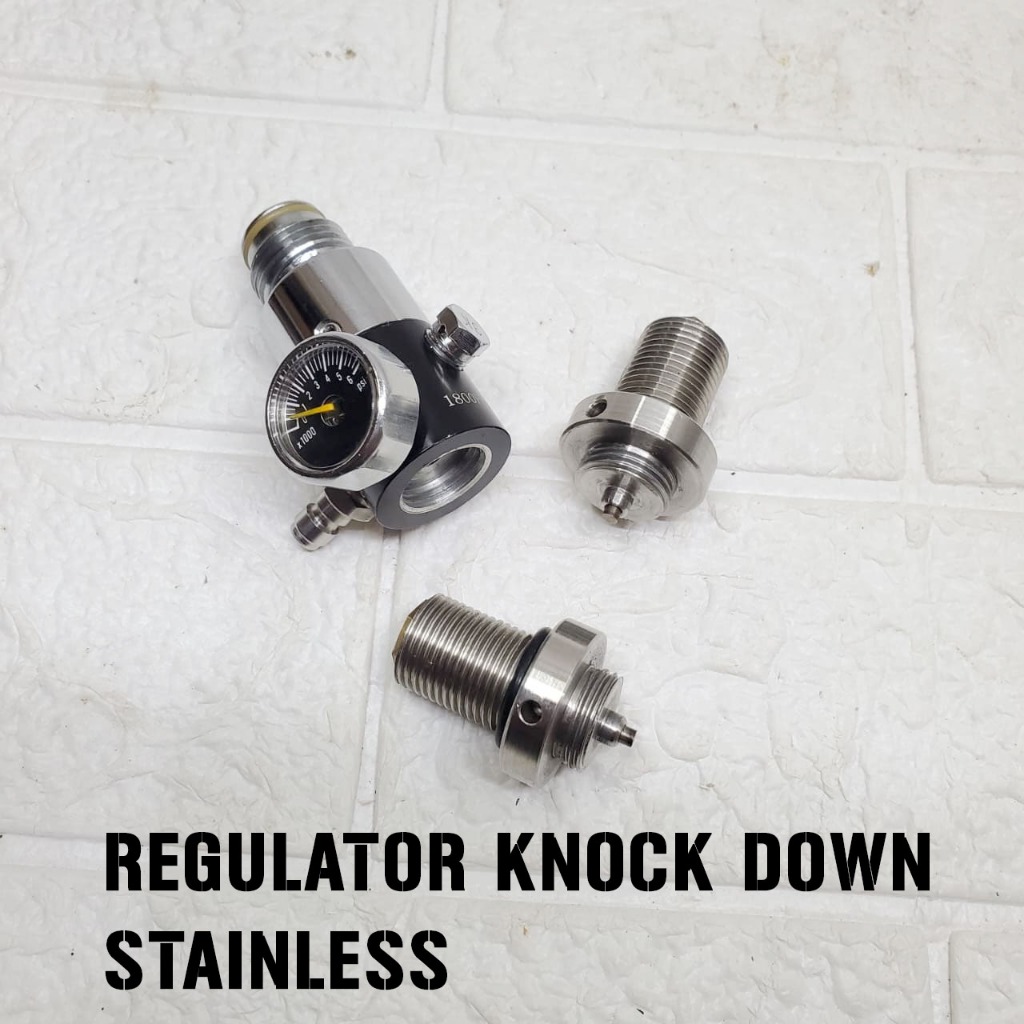 Keran Angin Lepas Pasang Keran Angin Knock Down Drat M18 1 Set Material Stainless