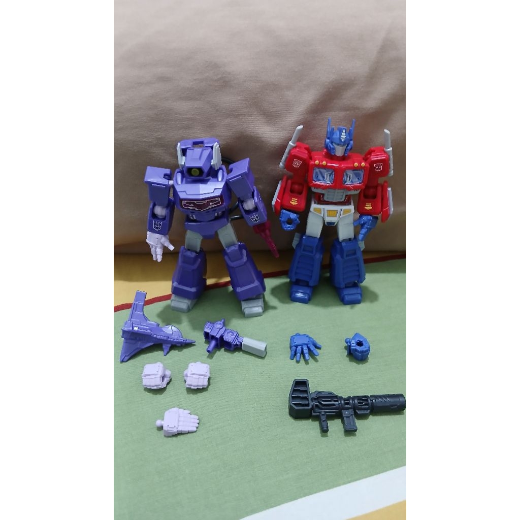 Blokees optimus dan shockwave