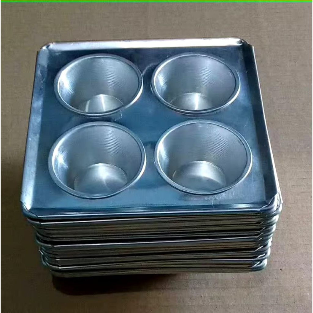 loyang muffin/sodan wedang bali bahan aluminium lubang 4