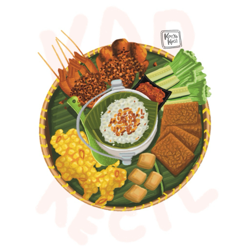 Jasa Ilustrasi Model Makanan | Desain Menu Makanan Minuman - Soft File