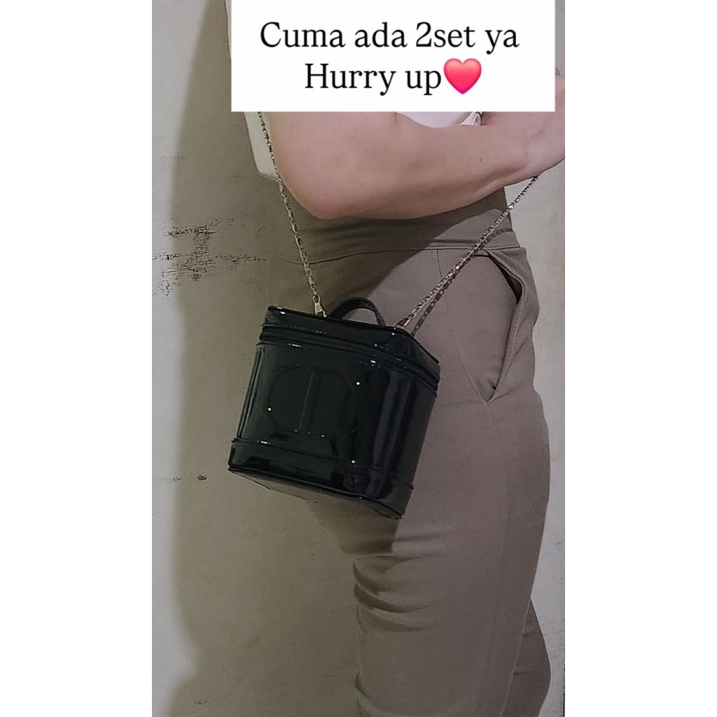 bag with strap glosy from dioooo-r beuty