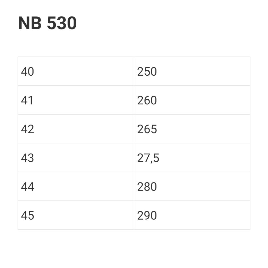 live sepatu NB 530