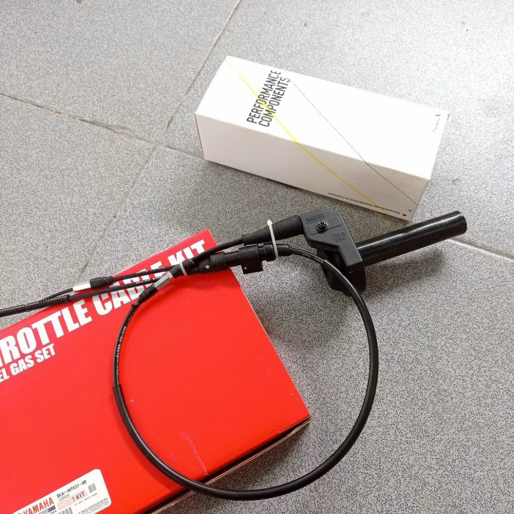 Gas spontan magura  314duo germany / gas spontan rx king set kabel gas original yamaha rx king